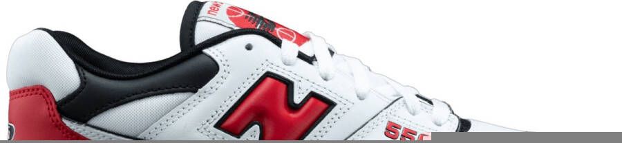 New Balance 550 White Red Black BB550HR1 1 2 ZWART Schoenen