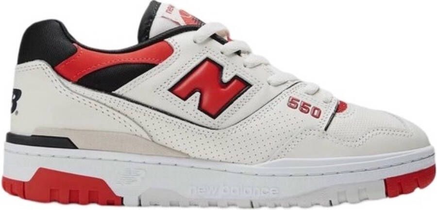 New Balance 550 Sneakers MaxiHeren Ondersteuning Optimaal Ontwerp Rood Heren