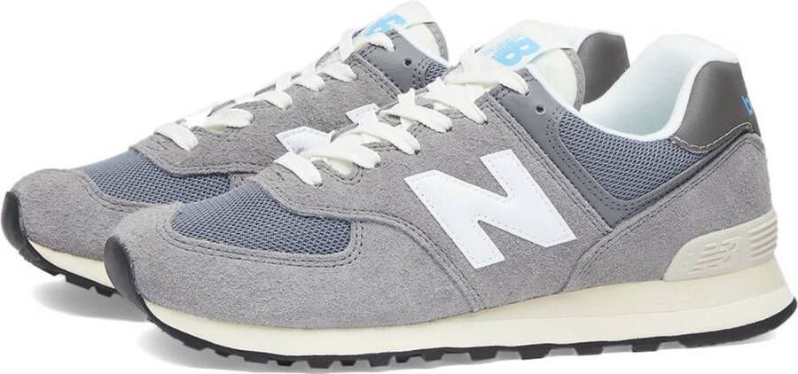 New Balance Hoogwaardige leren sneakers Grijs Heren