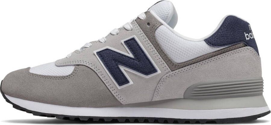 New Balance Logo Bimateriaal Sneakers Grijs Gray Heren