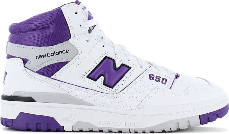 New Balance 650R Heren Schoenen Trainers Leer Wit BB650RCF