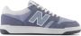 New Balance BB480 suède sneakers grijsblauw lichtblauw - Thumbnail 7