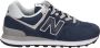 New Balance Casual Dames Sneakers Wl574Evn Blauw Dames - Thumbnail 2