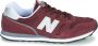 New Balance ML373CD2 Heren Sneakers Rood - Thumbnail 1