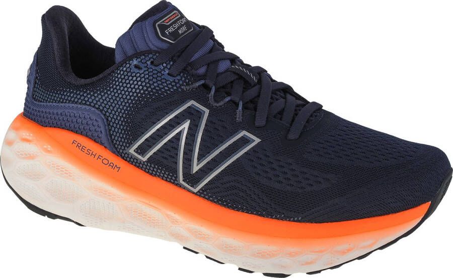 New Balance More v3 Heren Sportschoenen Hardlopen zwart oranje