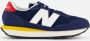 New Balance 237 Running Sneakers blauw Suede - Thumbnail 4