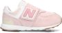 New Balance 574 sneakers roze wit Jongens Meisjes Suede Meerkleurig 21 5 - Thumbnail 7