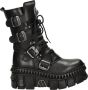 New Rock M-WALL373-S6 Plateau Laarzen 39 Shoes Zwart - Thumbnail 2