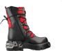 Newrock New Rock Laarzen 41 Shoes M 391T S1 Zwart Rood - Thumbnail 1