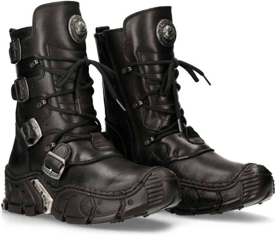 New Rock M-IMPACT013-S1 Plateau Laarzen 42 Shoes Zwart