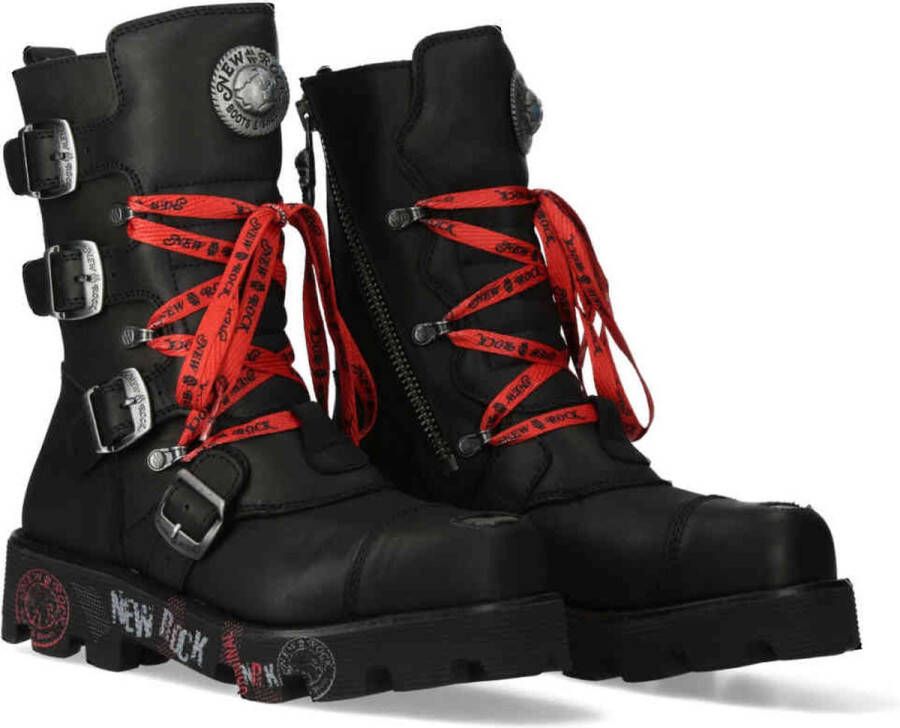 New Rock M-RANGER373MTL- Veterlaars 38 Shoes Zwart