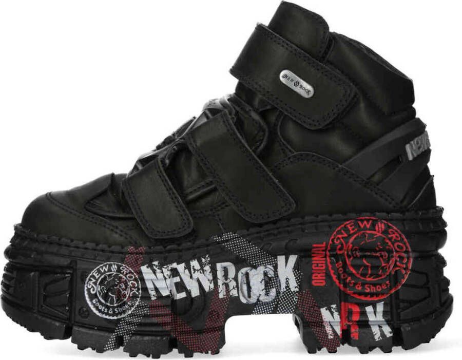 New Rock M-WALL009- Plateau Laarzen 36 Shoes Zwart