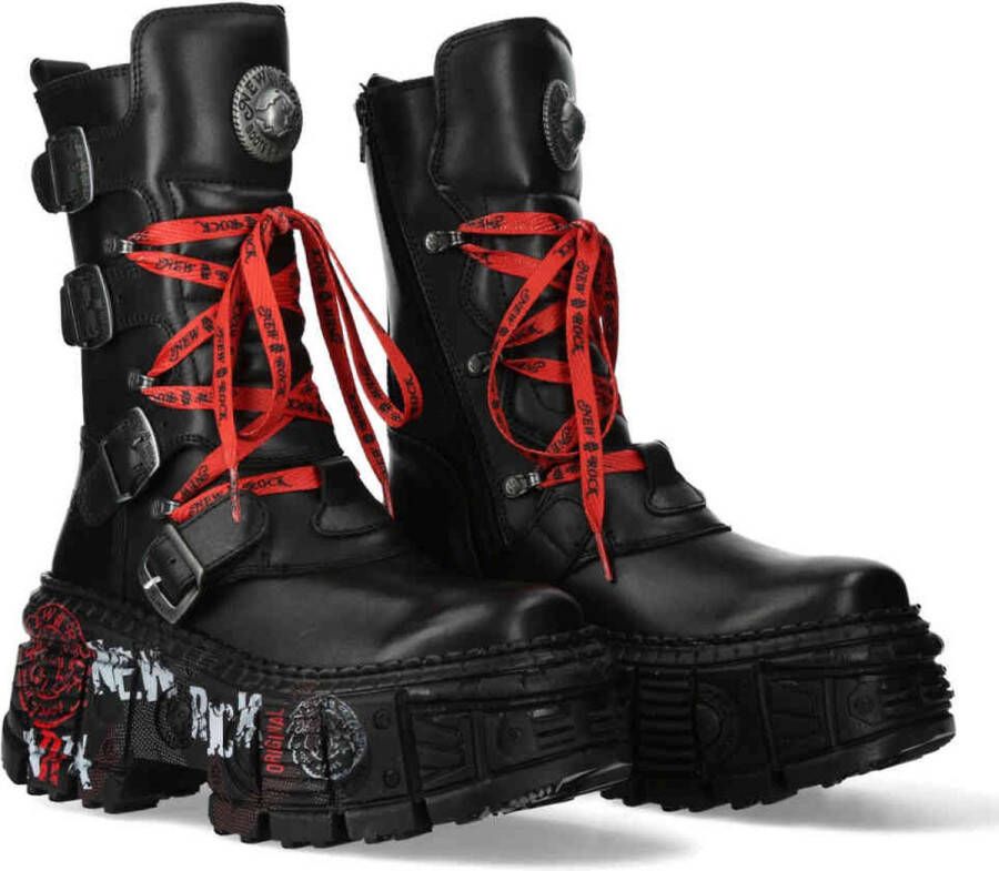 New Rock M-WALL028B- Plateau Laarzen 37 Shoes Zwart