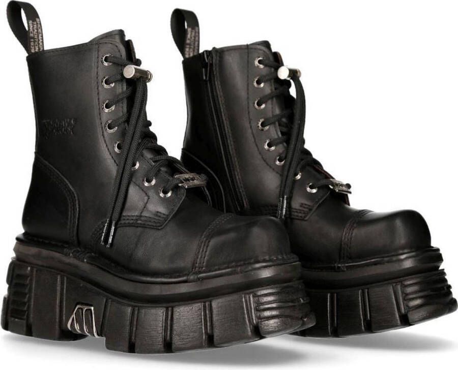 Newrock New Rock Veterlaars 48 Shoes M NEWMILI083 S21 Zwart