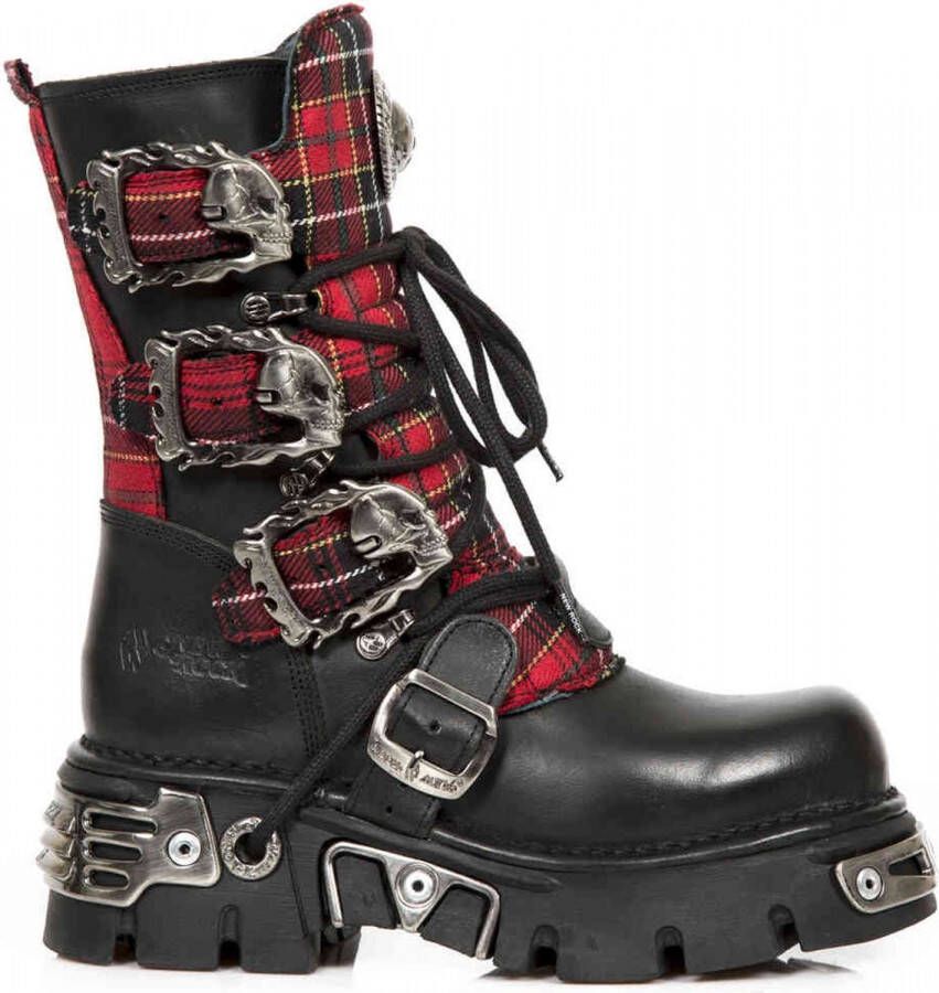 Newrock New Rock Laarzen 41 Shoes M 391T S1 Zwart Rood