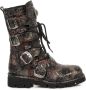 Newrock New Rock Laarzen M.1473-S42 Bronskleurig Goudkleurig - Thumbnail 1