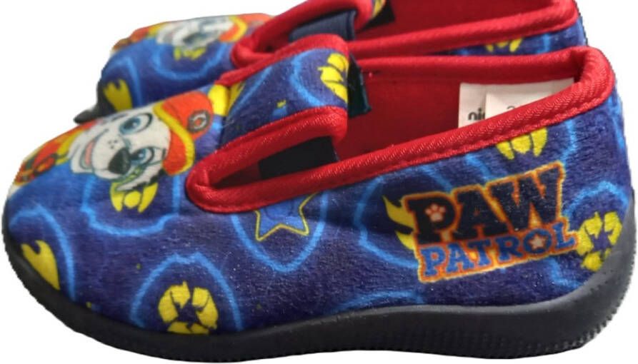 Nickelodeon Paw Patrol sloffen Marshall pantoffels blauw rubberen zool