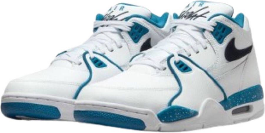 Nike Air Flight Legacy Heren Basketbalschoenen Sneakers Leer Wit BQ4212