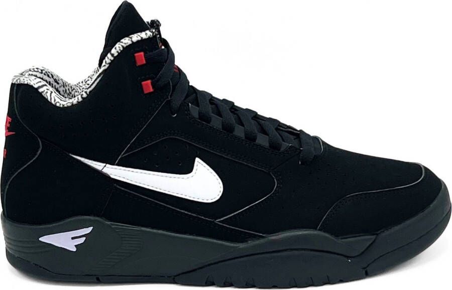 Nike Air Flight Lite Mid Basketball Schoenen black white varsity red maat: 40.5 beschikbare maaten:40.5