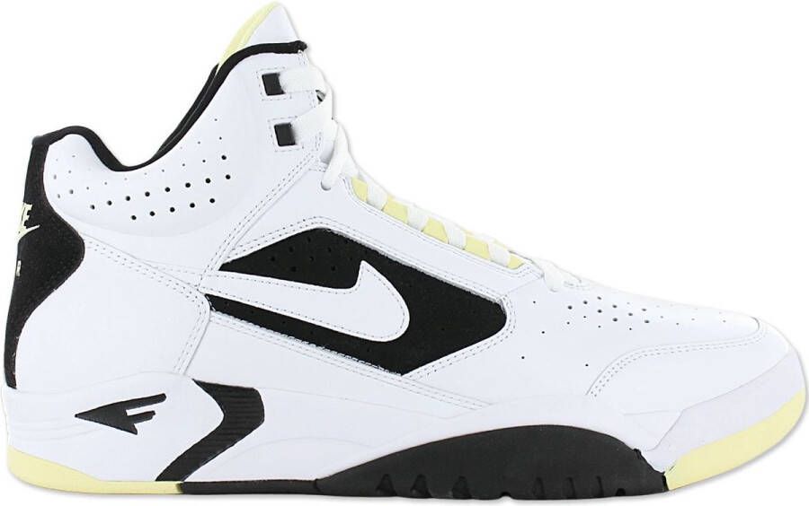 Nike Air Flight Mid Basketball Schoenen white white lemon black maat: 40 beschikbare maaten:40 41 42.5 43 44.5 45 46