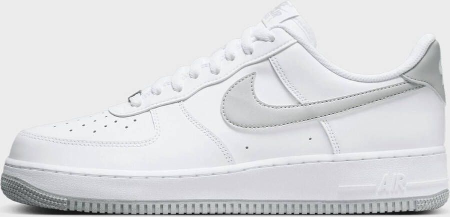 Nike Air Force 1 White White Light Smoke Grey- White White Light Smoke Grey