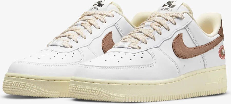 Nike Air Force 1 Low White Coconut Sneakers DOOS ZONDER DEKSEL