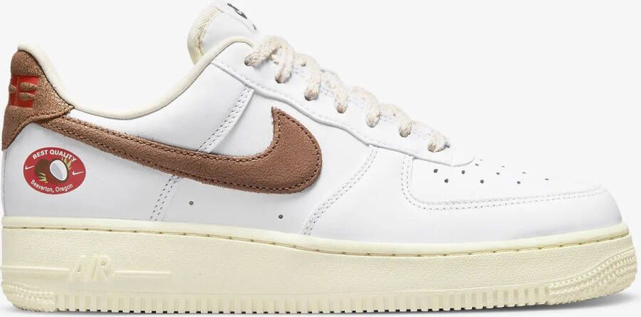 Nike Air Force 1 Low White Coconut Sneakers DOOS ZONDER DEKSEL