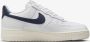 Nike Air Force 1 '07 Flyease \ White Vintage Sail Navy Sneakers Dames - Thumbnail 3