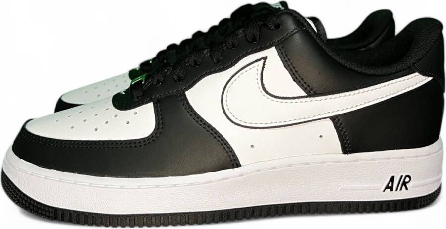 Nike Air Force 1 Heren Black Black White- Heren Black Black White