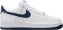 Nike Air Force 1 '07 LV8 Dames White White Midnight Navy- Heren White White Midnight Navy - Thumbnail 4