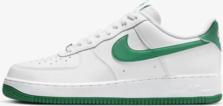 Nike Air Force 1 Heren White White Malachite- Heren White White Malachite