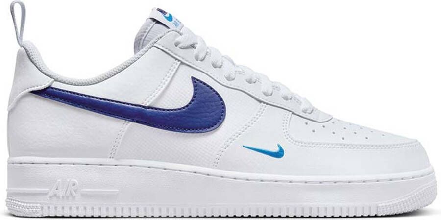 Nike Air Force 1 '07 White Light Photo Blue Deep Royal Blue- White Light Photo Blue Deep Royal Blue