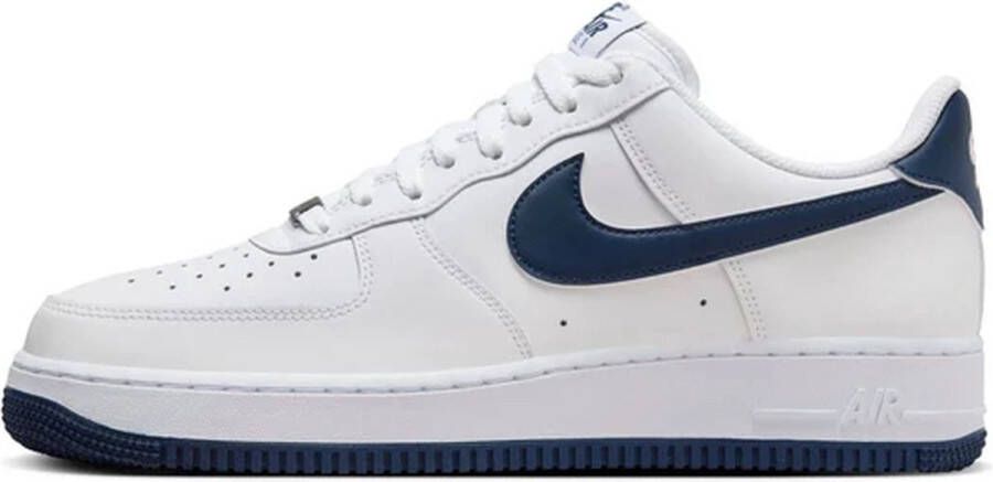 Nike Air Force 1 '07 LV8 Dames White White Midnight Navy- Heren White White Midnight Navy