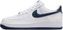 Nike Air Force 1 '07 LV8 White White Midnight Navy- White White Midnight Navy - Thumbnail 4