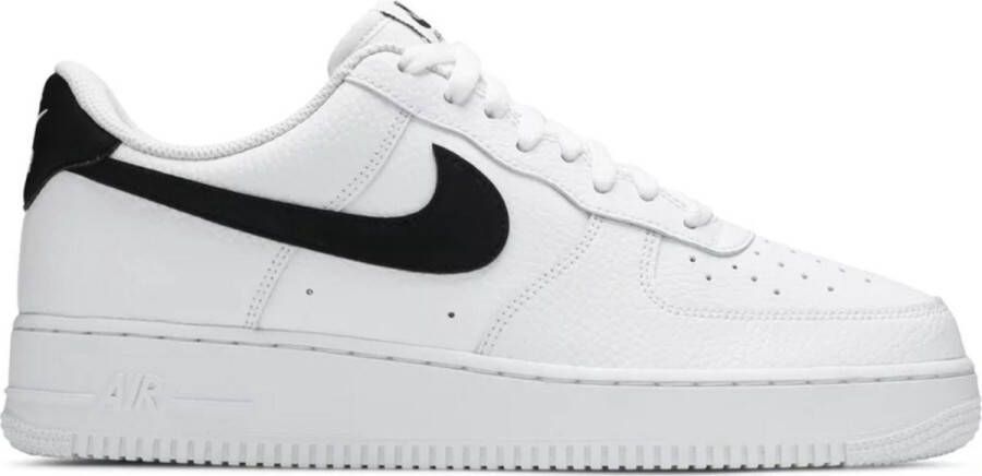 Nike Air Force 1 Low '07 White Black Pebbled Leather CT2302