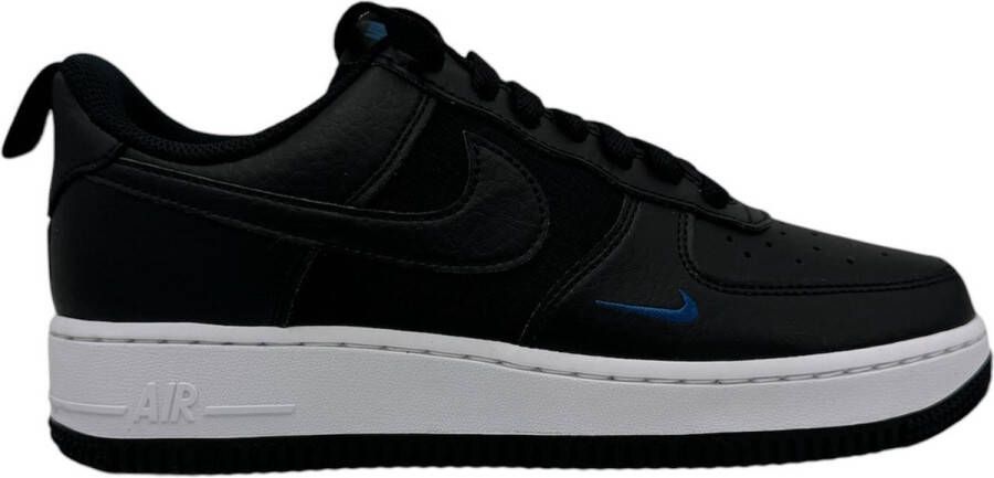 Nike Herenschoen Air Force 1 '07 Black Court Blue White Black- Heren Black Court Blue White Black