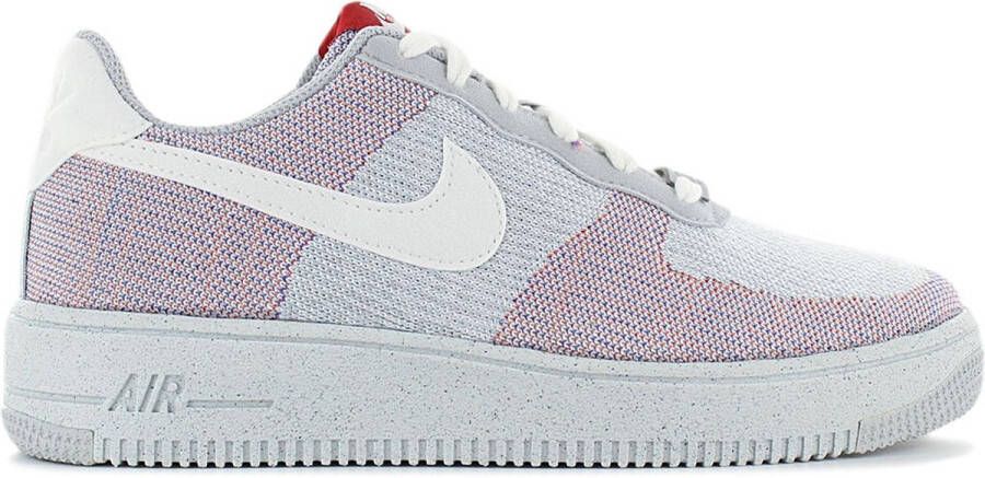 Nike Air Force 1 Crater Flyknit Sneakers Sport Vrije tijd Fitness Schoenen Grijs AF1 Doos zonder deksel