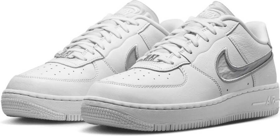 Nike Air Force 1 Dance Sneakers Dames Summit White Metallic Zilver