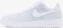 Nike Air Force 1 Flyknit 2.0 1 Schoenen white pure platinum maat: 45.5 beschikbare maaten:40.5 41 42.5 43 44.5 45.5 46 - Thumbnail 1