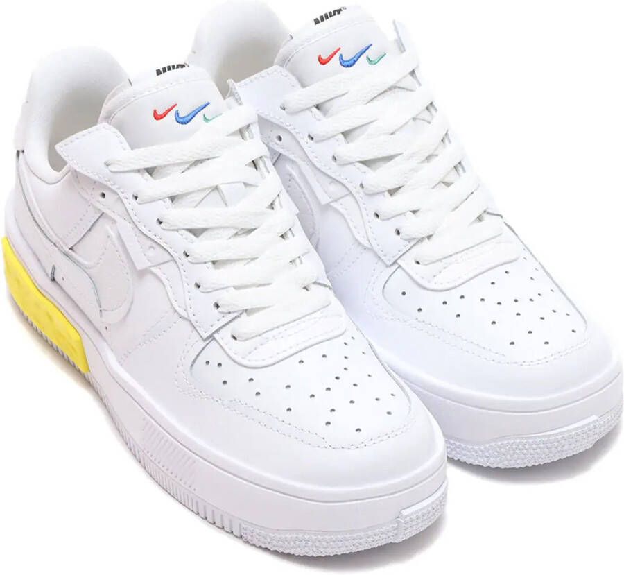 Nike Air Force 1 Fontanka White Photon Dust Opti Yellow Summit White - Foto 4