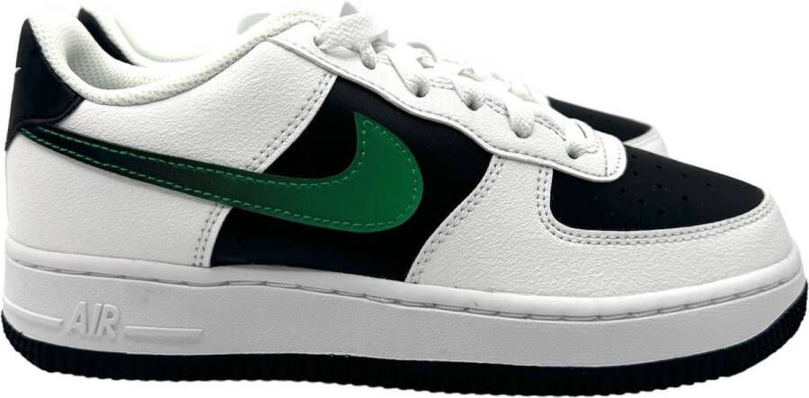 Nike Kinderschoenen Force 1 LV8 2 White Black Malachite Stadium Green White Black Malachite Stadium Green