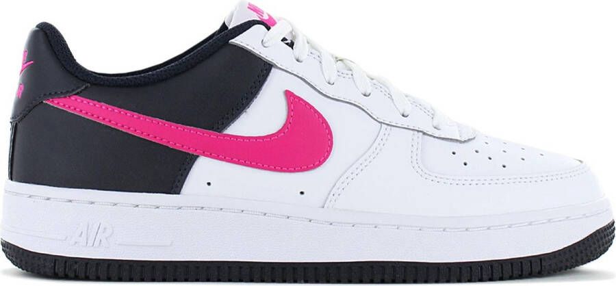 Nike Air Force 1 (gs) Basketball Schoenen white fierce pink dark obsidian maat: 40 beschikbare maaten:36.5 37.5 38.5 39 40