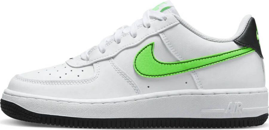 Nike Kinderschoenen Air Force 1 White Black Green Strike White Black Green Strike