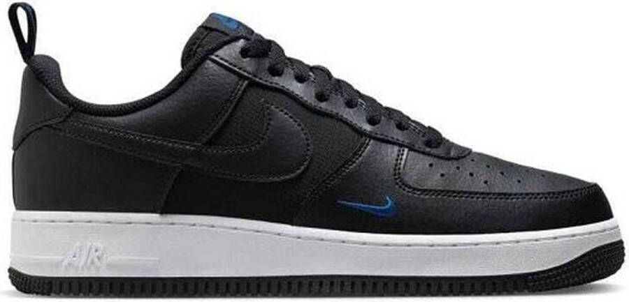 Nike Herenschoen Air Force 1 '07 Black Court Blue White Black- Heren Black Court Blue White Black