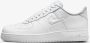 Nike Herenschoenen Air Force 1 White Dark Smoke Grey- Heren White Dark Smoke Grey - Thumbnail 3