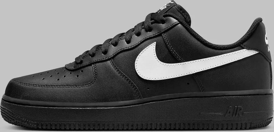 Nike Herenschoenen Air Force 1 '07 Black Black White- Heren Black Black White