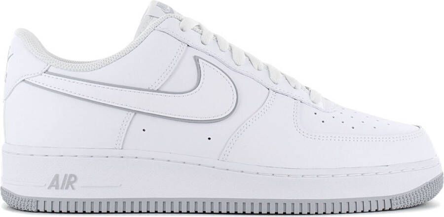 Nike Air Force 1 Low 07 Heren Sneakers Schoenen Leer Wit-Grijs DV0788