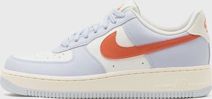 Nike Air Force 1 Low '07 Lichtblauw Gebroken Wit Oranje Sneakers Dames