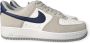 Nike Air Force 1 Low '07 Light Smoke Grey Midnight Navy FD9748 - Thumbnail 4