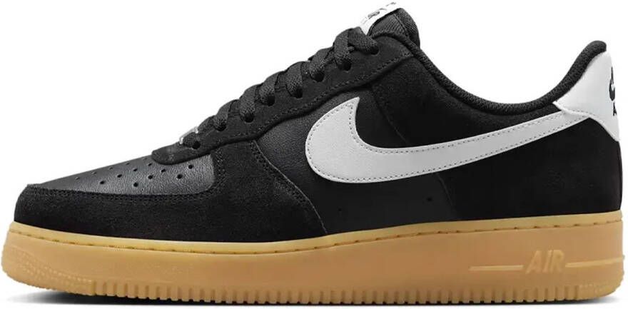 Nike Air Force 1 Low '07 LV 8 Zwart Wit Gum Sneakers Unisex